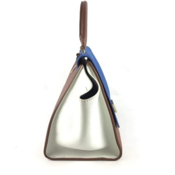 Authentic Celine Tri-coloured trapeze bag - Picture 6 of 16